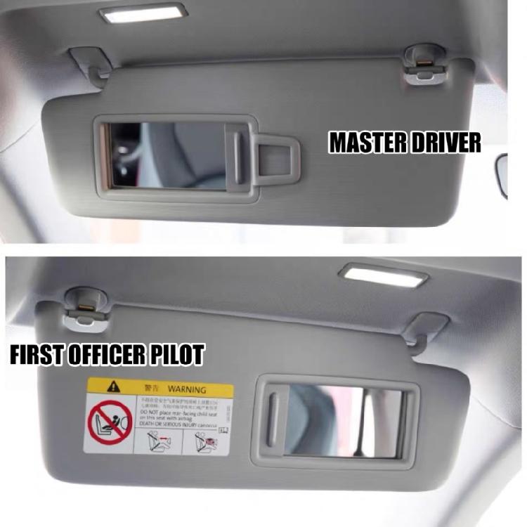 Exact Replacement Sunshade Heat Resistant Sunvisor for Golf 7 5GG857552 Simple Installation Automotive Interior Accessory