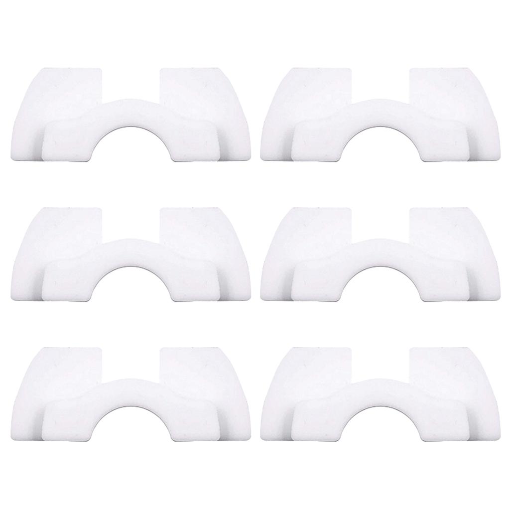 6Pcs Rubber Damping Cushions Spacer Vibration Damper Electric Scooter Shake Reducers Front Fork Damping Rubber Pad