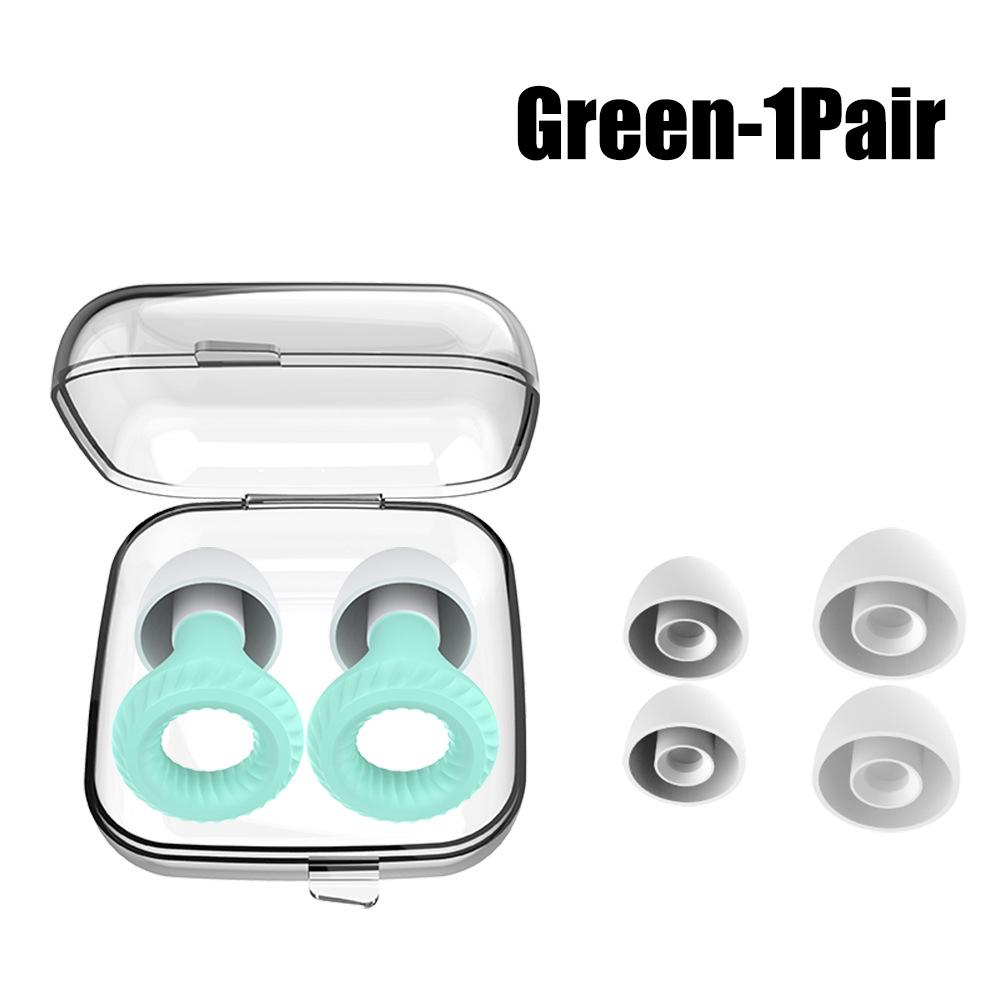 Silicone Noise Earplugs for Swimming Sleep Noise Cancel Reduction-Soundproof Reduce Disturbances -Quality Loop Earplugs Supplies