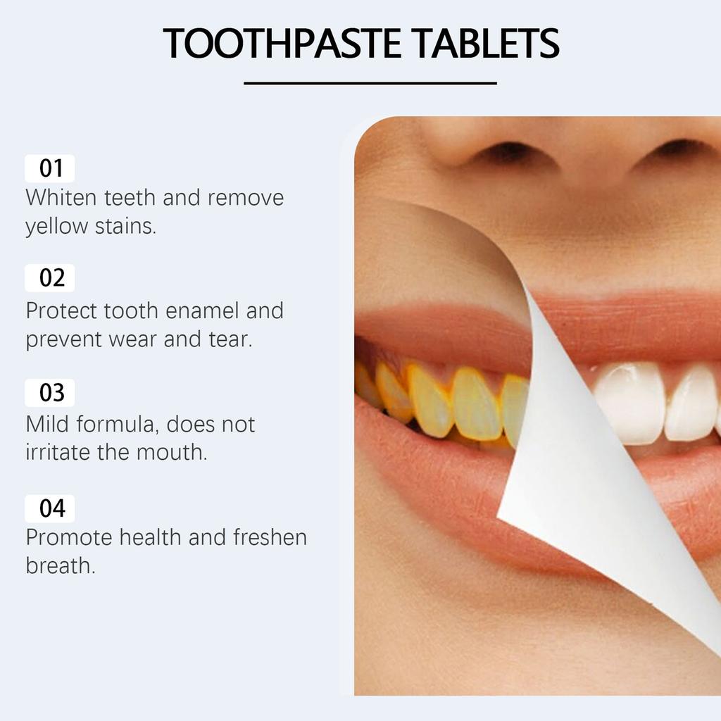 Oralhoe Mundreinigung Pflege Zahnpasta Tabletten Frisch Schützen Zahnschmelz Milde Inhaltsstoffe Pflege Zahnpasta