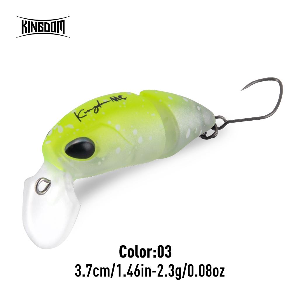 

Kingdom Двухсекционная приманка минноу для рыбалки 2.3г 37мм Плавающая Твердая приманка АБС Рыболовные снасти Искусственные Твердые приманки Крэнкбейты Снасти Воблеры
