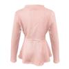 Autumn and Winter Women's New Thickened Jacquard Texture Single-button Slim Long-sleeved Jacket
