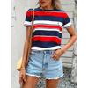 Women's T-shirt with Striped Pattern