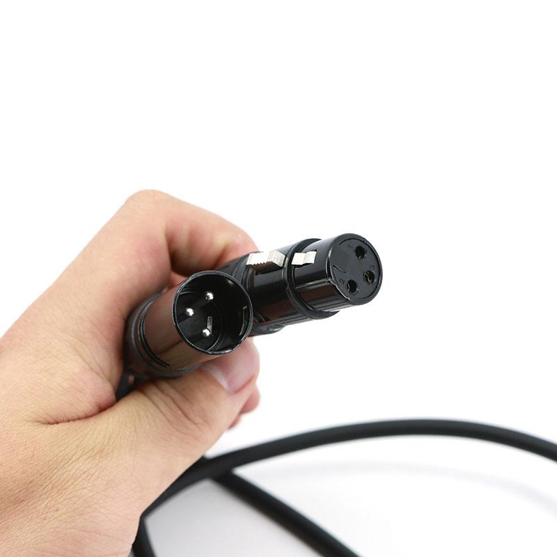1m 2m 5m XLR Mic Cable 3-Pin XLR Male To Female Microphone Audio Extend Cable Balanced AMP Patch Cords for Mixing Boards Pro