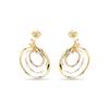 Luxenter 18K Yellow Gold Finished Earrings - Ushdao