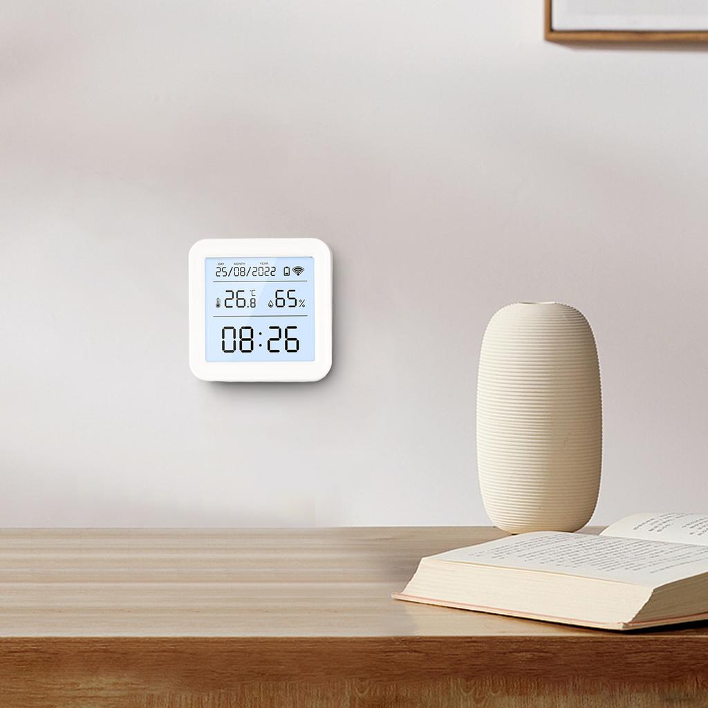 Automated Home Climate Control Humidity Smart App Control Digital Hygrometer Accurate Humidity Measurements Backlit LCD Display