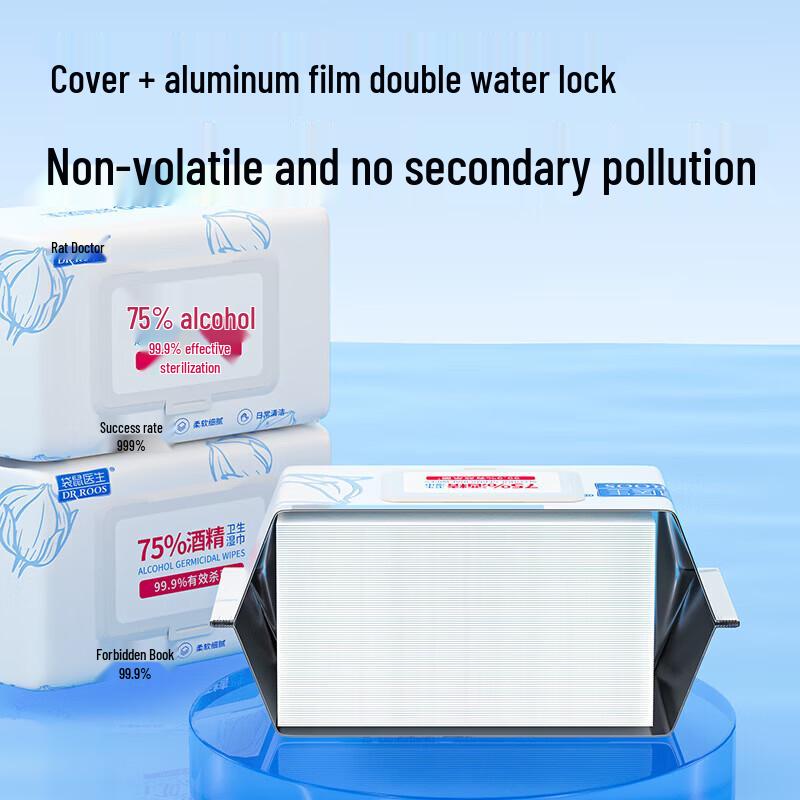 DR.ROOS 75% Alcohol Sanitizing Wet Wipes