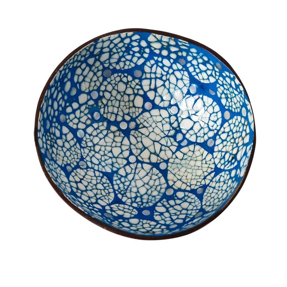 Fine Coconut Shell Coconut Bowl White/Blue/Green 14*14*5 CM Key Bowl Decorate Coconut Shell Bowl Bedroom