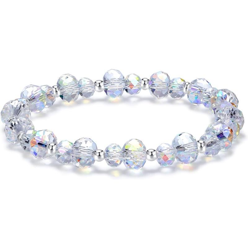 

Crystal Beads Bracelet for Womens Trendy 7 in