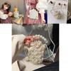 Adorable Korean Children's Mini Pearl Crossbody Bag For Spring Outings