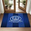 Portsmouth FC Design Crystal Velvet Rug Soft Decorative Mat for Bedroom Entrance