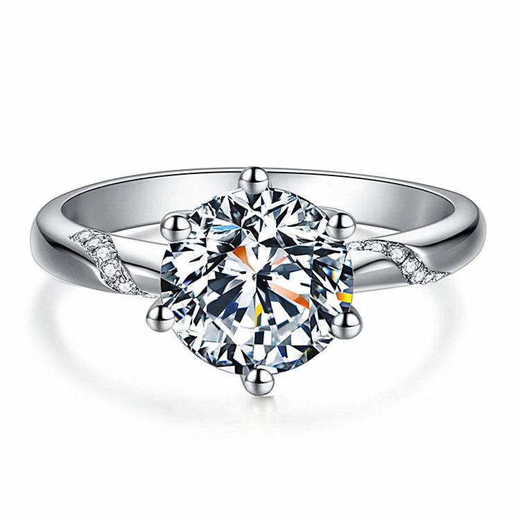 New 925 Silver Ring AAA Zircon High Quality For Women Rings Wedding Fine Jewelry Accessories Party Gift