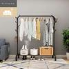 Simple floor-to-ceiling vertical drying rack balcony clothes drying rack home bedroom dormitory hanger