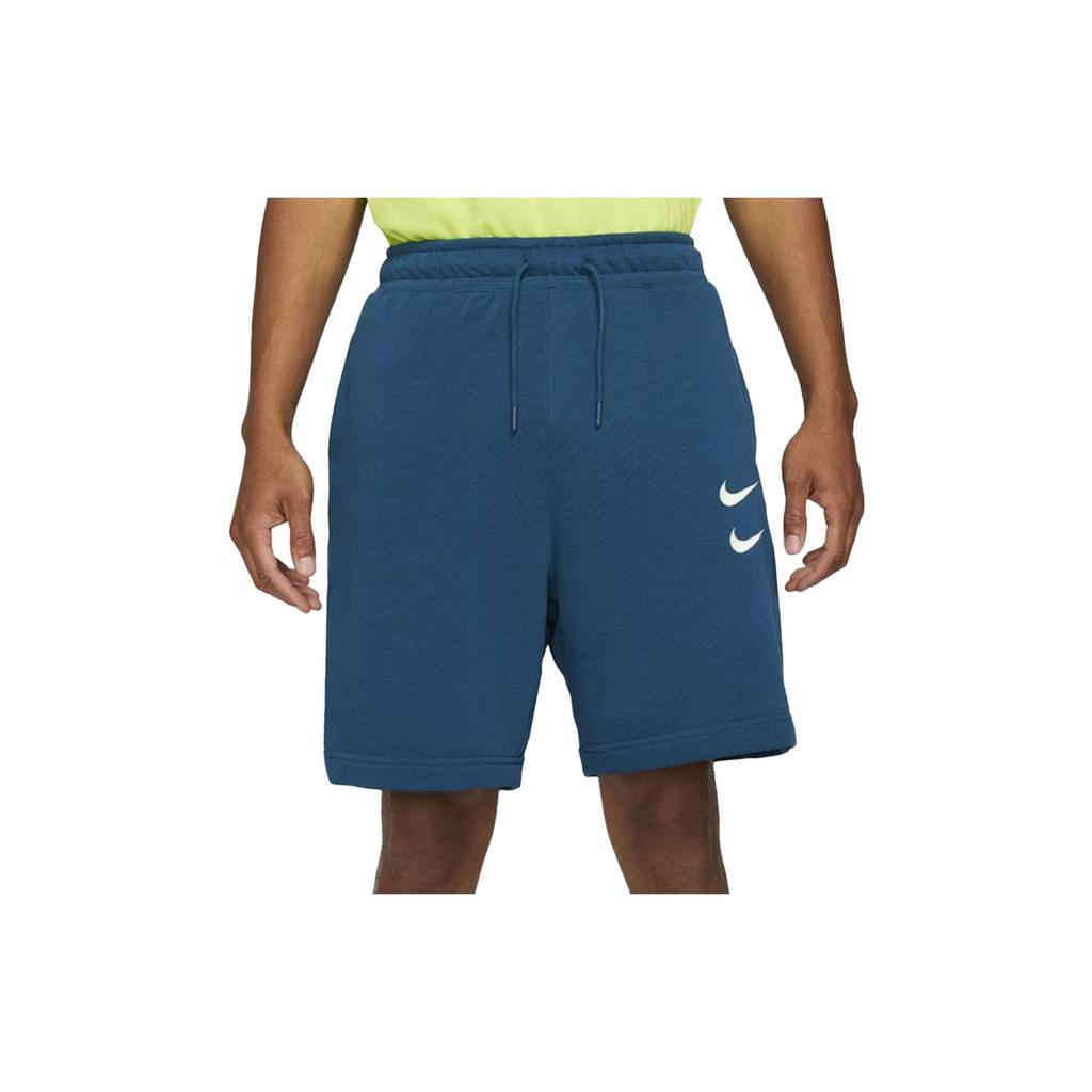 Nike Swoosh French Terry Shorts Men Shorts Peacock-Green DB4958-499
