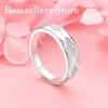 1 piece of 925 sterling silver 7-10 exquisite pattern ring, women's fashion jewelry gift, wedding accessory