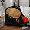 Cartoon Potato With French Fries Home Customize Your Name Blankets Soft Comfortable Lightweight Quilt For Picnic Sofa Office Bed Living Room Ideal