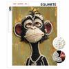 Pearl Painting Kit DIY Cute Monkey Animal Portrait Modern Home Decoration Painting