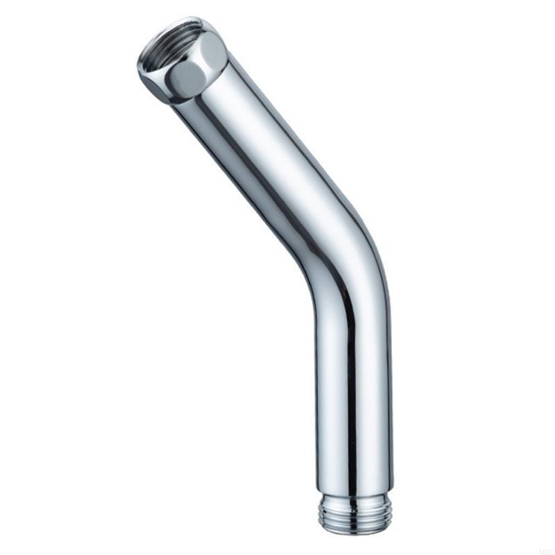 Stainless Steel Handheld Shower Arm Pipe Adapter Male to Female Connectors A0KF