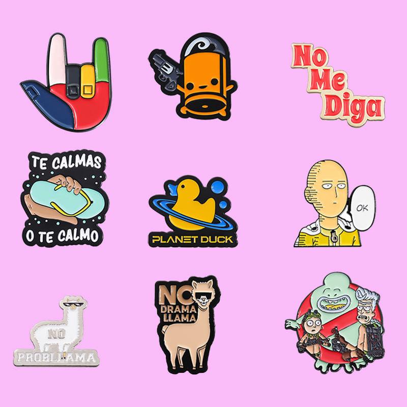 Rainbow Cartoon Stylish Animal Brooch Pin Offering Versatile Decoration For Clothing And Hats