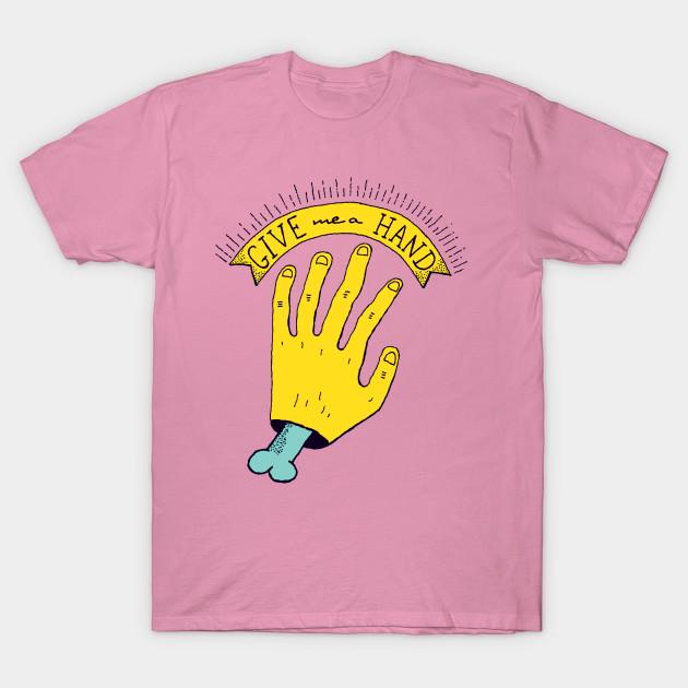 T Shirt Women Give Me A Hand Harajuku Print Kawaii Tshirt Summer Short Sleeve Female T-Shirt Top Tee