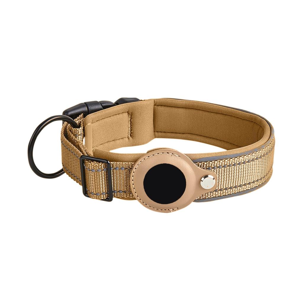Reflective Dog Positioning Collar GPS Medium And Large Dog Non-strangle Neck Ring Pet Tracking -lost Collar Traction Rope