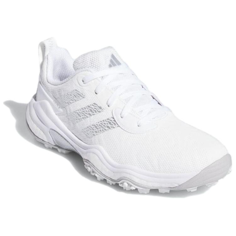 Adidas  CodeChaos 25 Spikeless Golf White Silver Metallic Women Sneakers Cloud-White Grey-Two ID8730