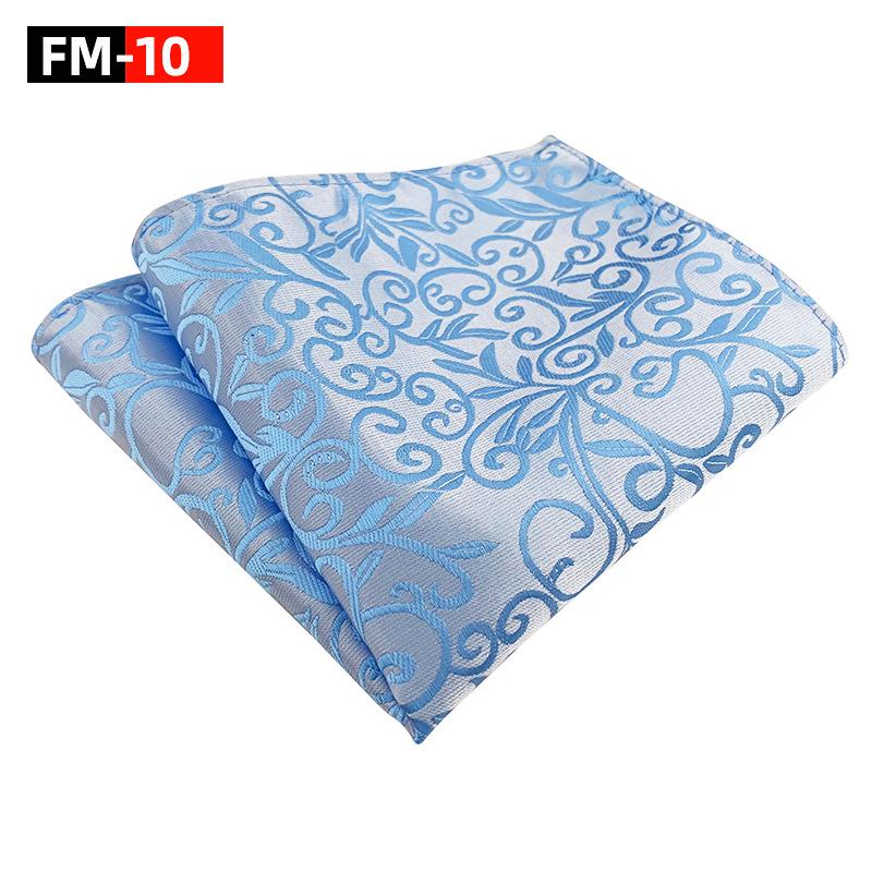 Elegant Plain Polyester Pocket Square for Men - Satin Finish Handkerchief