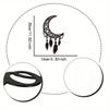 Black Metal Moon Phase Wall Art, Metal Wall Hanging Decor for Living Room, Modern Home Adornment