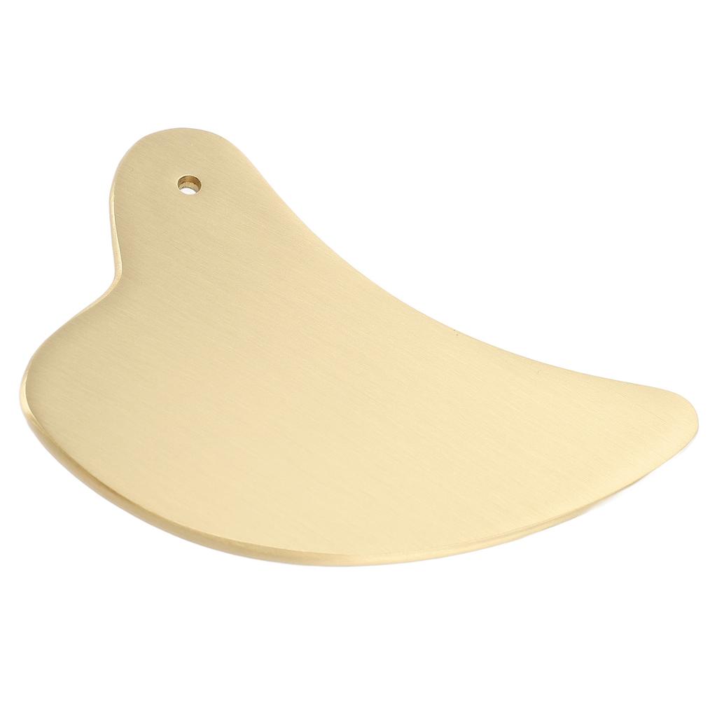 Gua Sha Gesichtswerkzeug Kupfer Gesichtsschabemassagewerkzeug Fördert die Durchblutung Gesichts-Guasha-Brett