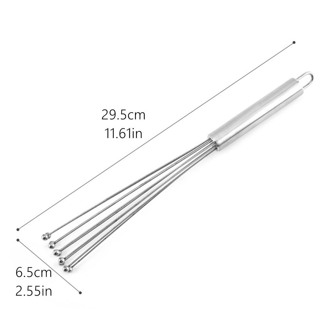 Eggs Whisk Eggs Beater Ball Mixer Hand Mixer Cooking  Sainless Steel 10/12 Inch