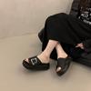 Fashion 2025 Ladies Slippers New Beach Open Toe Flats Female Large Size Comfort Sandals Casual Fashion Women's Slippers Zapatos Mujer