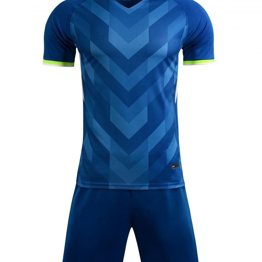 Football Jersey Set Men'S Adult Children'S Game Training Jersey Primary School Students' Short-Sleeved Football Jersey Women'S