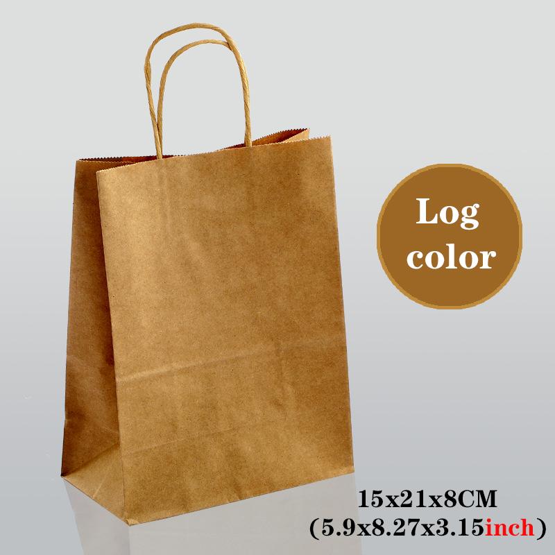 10/50/100pcs A5 Black and White Kraft Paper Bags Birthday Wedding Festival Party Gift Bag with Handle Luxury Shopping Candy Bag