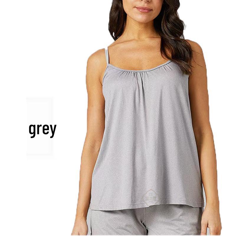 Top Regata Modal Feminino Plus Size Franzido com Bojo – Camisola Base Sem Fio