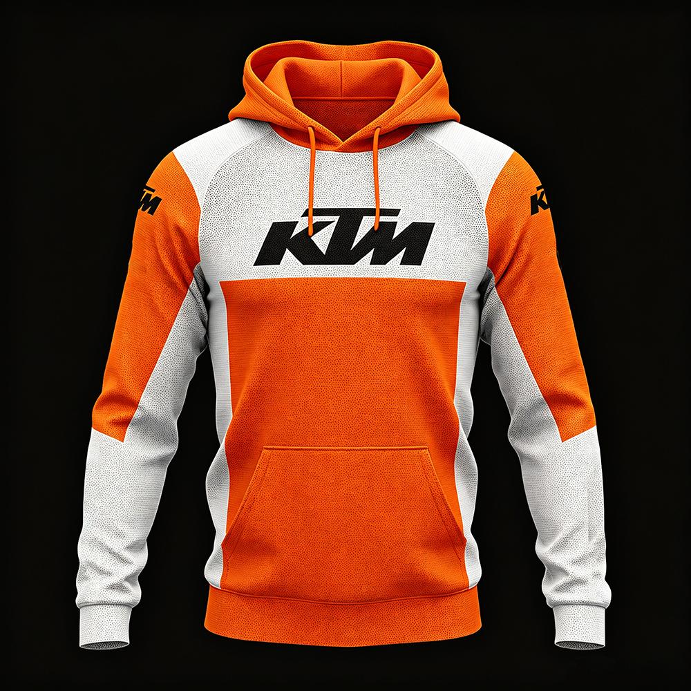 KTM Heren Kleding voor Lente en Herfst  F1 Racing en Motorfietsen Nieuw Bedrukt Lange Mouwen Stijl L