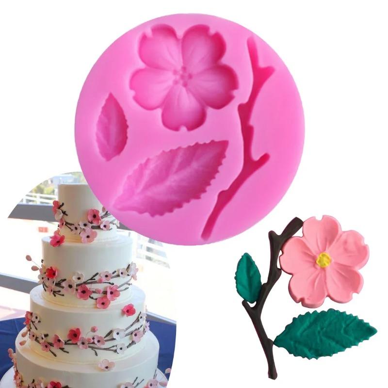 Silicone Flower Mold Cake Accessories Wedding Cake Decorating Tools Cake Molds for Baking Chocolate Resin Molds Baking Tools