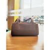2025 autumn and winter new niche minimalist underarm tote bag suede brown large capacity commuter shoulder handbag women