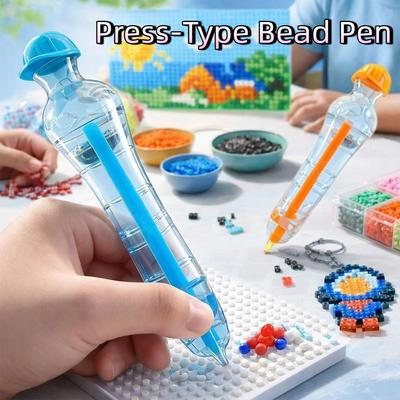 Transparent Automatic Bead Pen 2.6mm Tip Fuse Bead Pen Bead Positioning Pen  Holiday Home Decor
