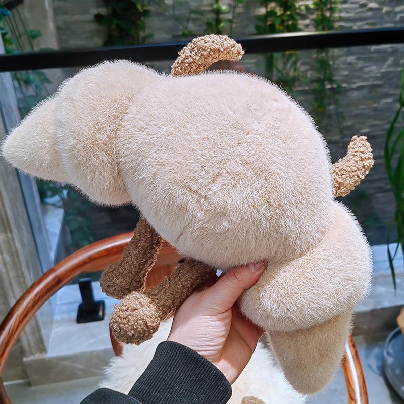 30-75cm Cartoon Fun Croissant Stuffed Doll Pillow High Quality Head Horned Bread Stuffed Toy Home Decoration Gift For Children