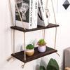 Hanging Wall Shelves,Swing Rope Floating Shelf,2 Tier  Hanging Storage