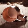 Vintage Copper Coffee Mug Handmade Moscow Mule Portable 450ml Tea Mug Drinkware for Hot and Cold Water Cup Kitchen Restaurant