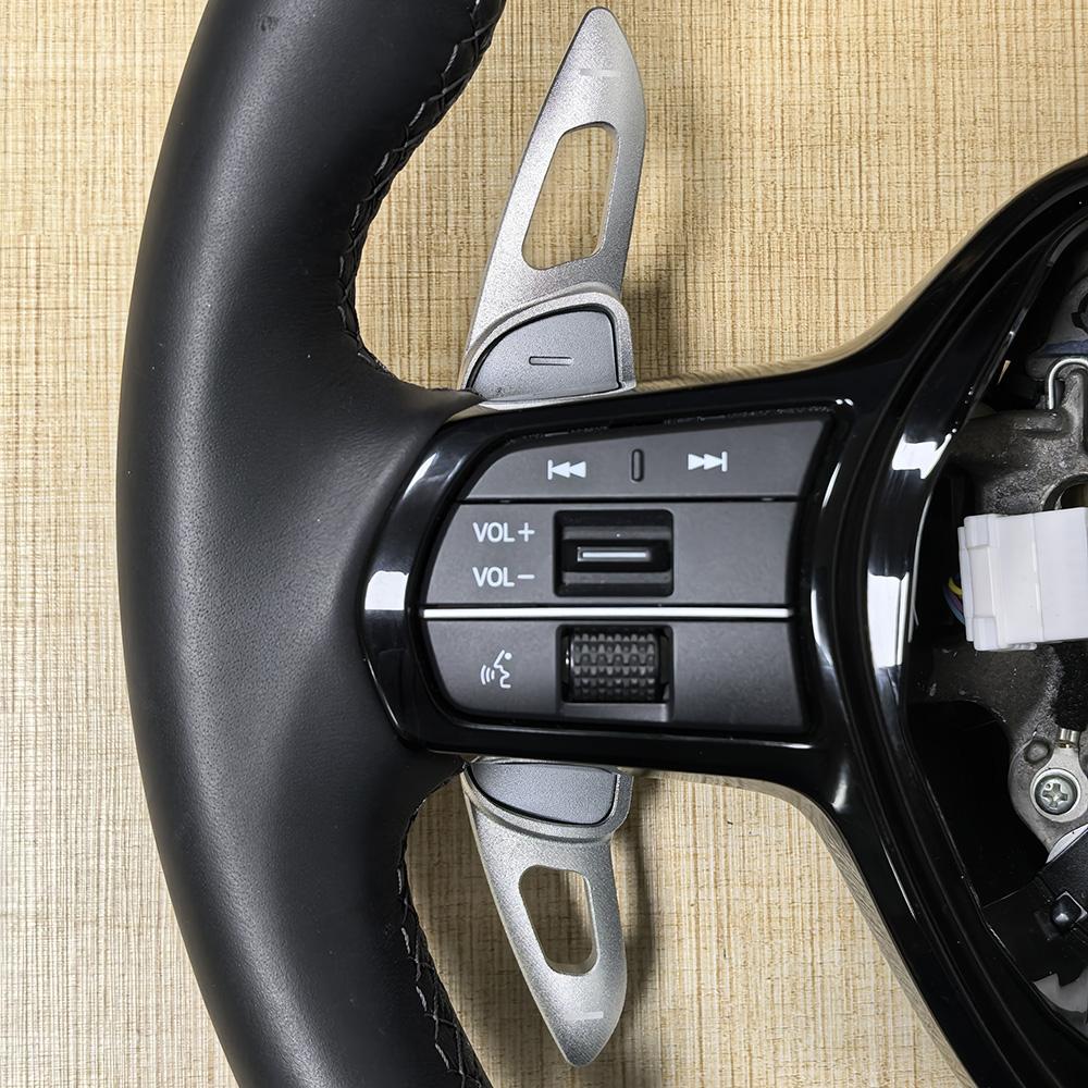 For Honda ZRV ZR-V Hybrid e:HEV HEV Sport 2023-2026 Prelude 2026 Car Steering Wheel DSG Paddle Shift Extension Stickers