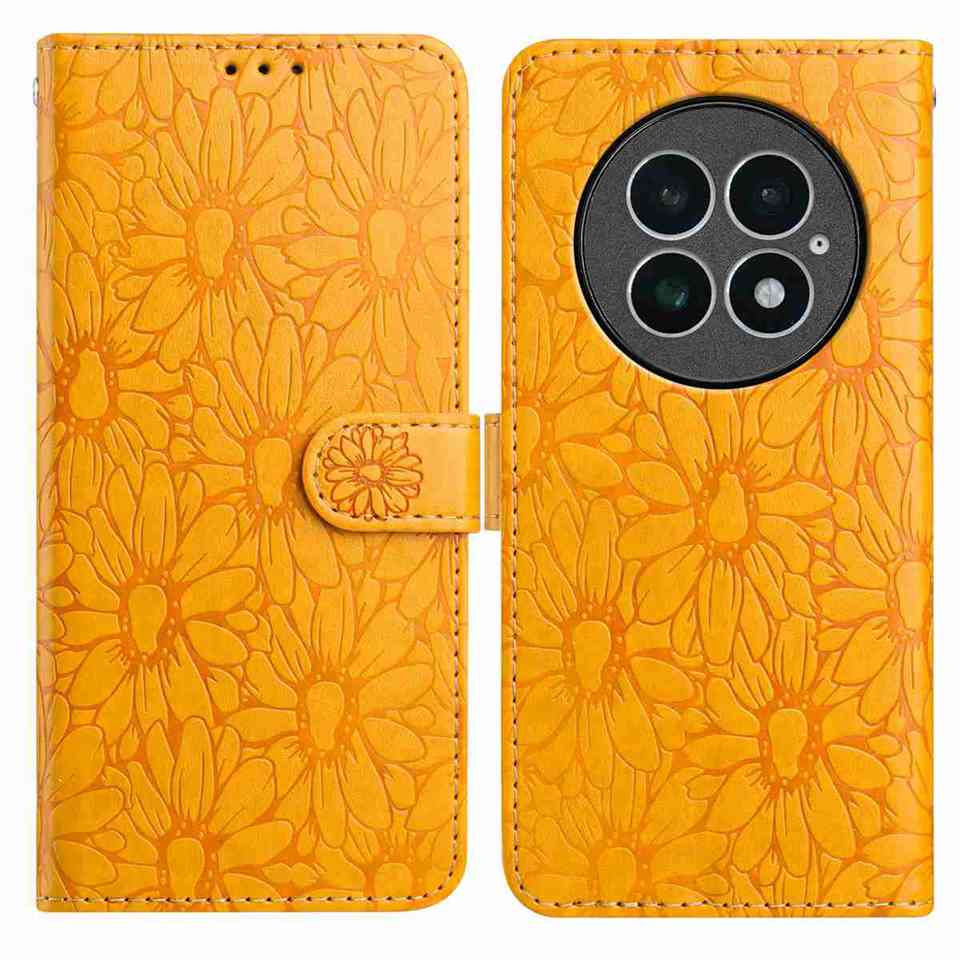 10-Color Daisy Embossed Flip Card Case for Infinix Smart 8/itel A70/Tecno Spark 20,Pop 7,Pop 8,Pova 5,Pova Neo 2,Pova Neo 3,Spark Go 2023...