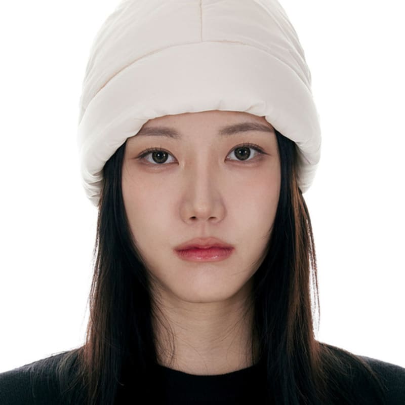 

LUOESPAC Однотонная Шапка-бини с Подкладкой (слоновая кость) 57