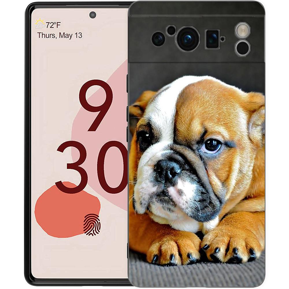 

Dog French Bulldog Phone Case Cover for Google Pixel 8 7 6 7A 6A Pro 5G Shockproof Silicone Soft 8 Pro 5G Shell Capas Coque Bags Pixel 7 Pro 5G