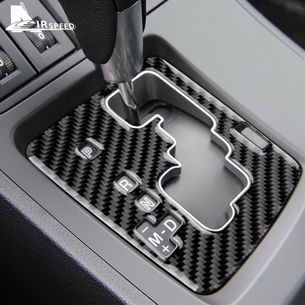 Forged Carbon Fiber for Mazda 3 2010 2012 2013 Accessories Car Central Control Gear Shift Panel Cover Sticker Interior Trim