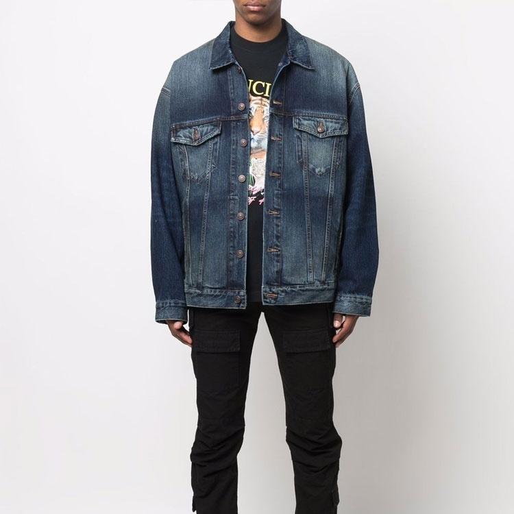 Balenciaga FBI Denim Jacket 'Blue' Men's 681690TJW754021