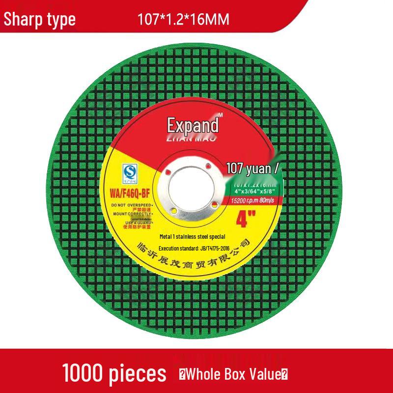 100mm Metal Cutting & Grinding Disc for Angle Grinders - Polishing Alloy Steel Saw Blade