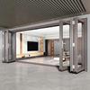 Aluminum Alloy Folding Sliding Door for Villa Balcony with Floor-to-Ceiling Glass Panels