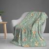 Charming White Daisy Pattern Soft Throw Blanket – Lovely Floral Design for Couch, Bed, Car, Camping, All-Season Use